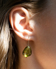 14K Hawthorne Tourmaline Drop Earrings