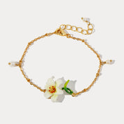 Lily Enamel Bracelet