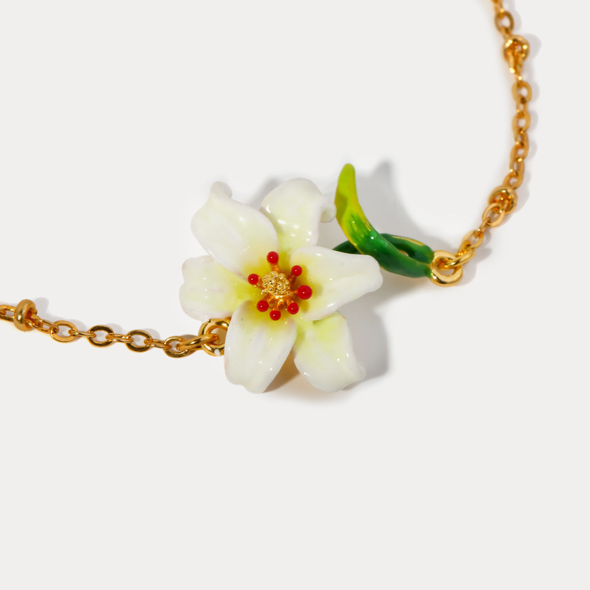 Lily Enamel Bracelet