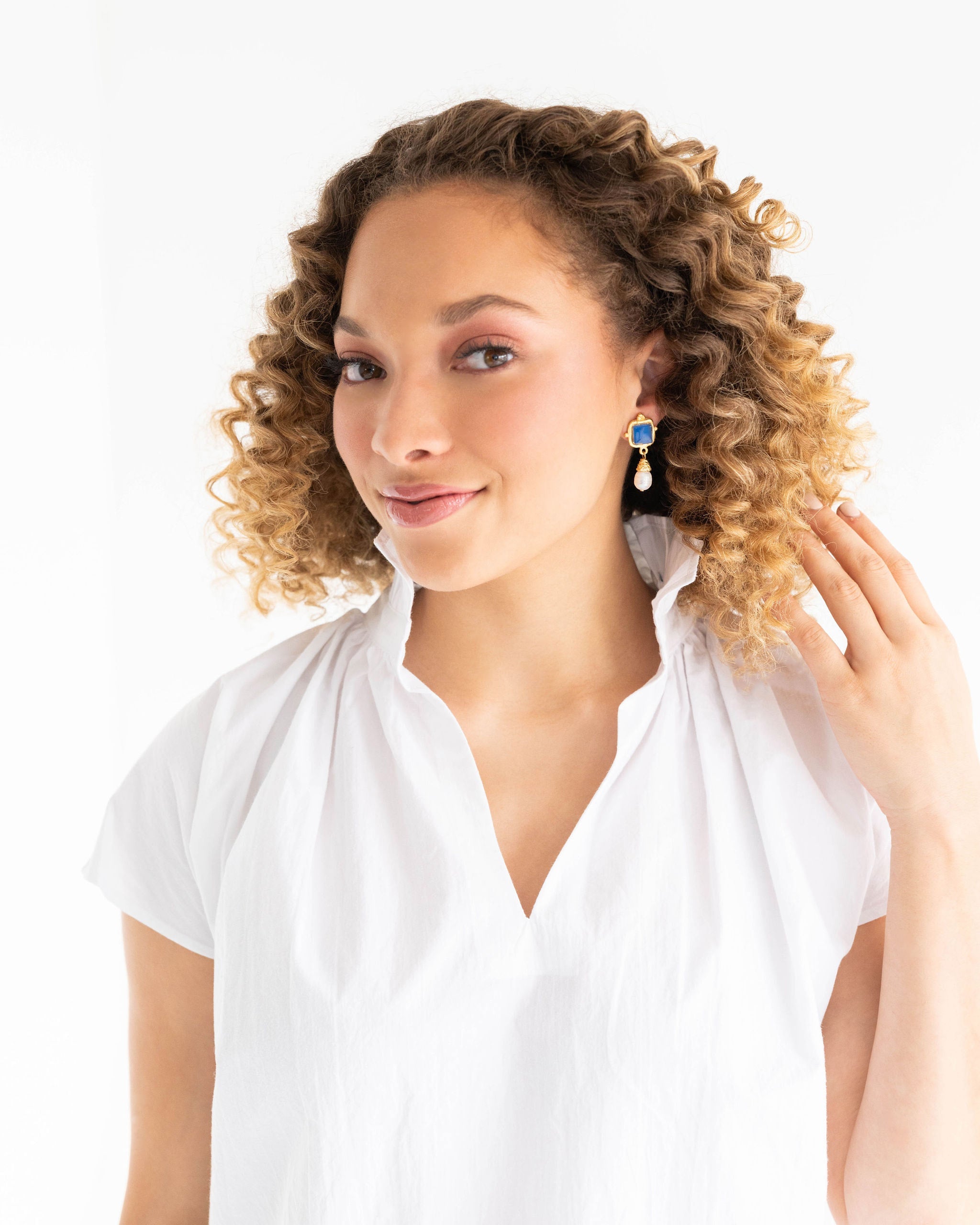 Madeline Pearl Drop Earrings