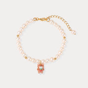 Strawberry Bear Pearl Bracelet