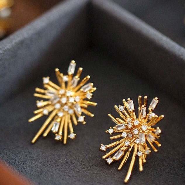 Fireworks CZ Earrings