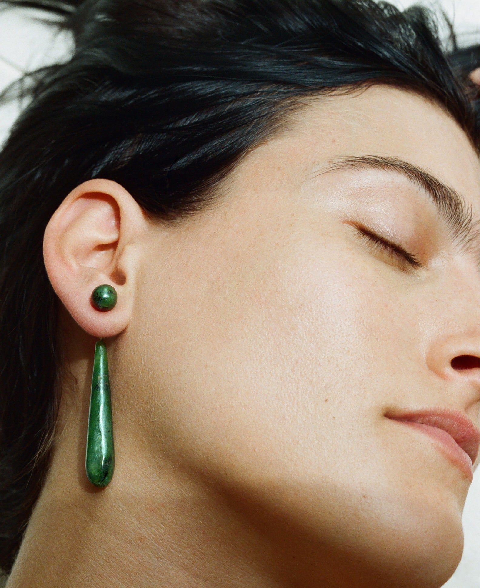 Medium Angelika Earrings in Jade