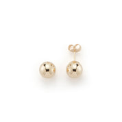 8mm Gold Ball Studs