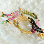 Colorful Gems beaded Choker