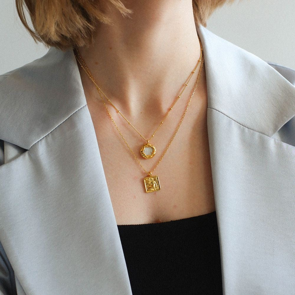 BETTINA Pearl Gold Necklace