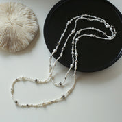 Elegant Pearl Cascade Necklace