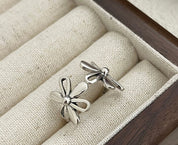 Flower Silver Open Ring