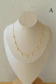 Freshwater Pearl Spliced Chain Necklace