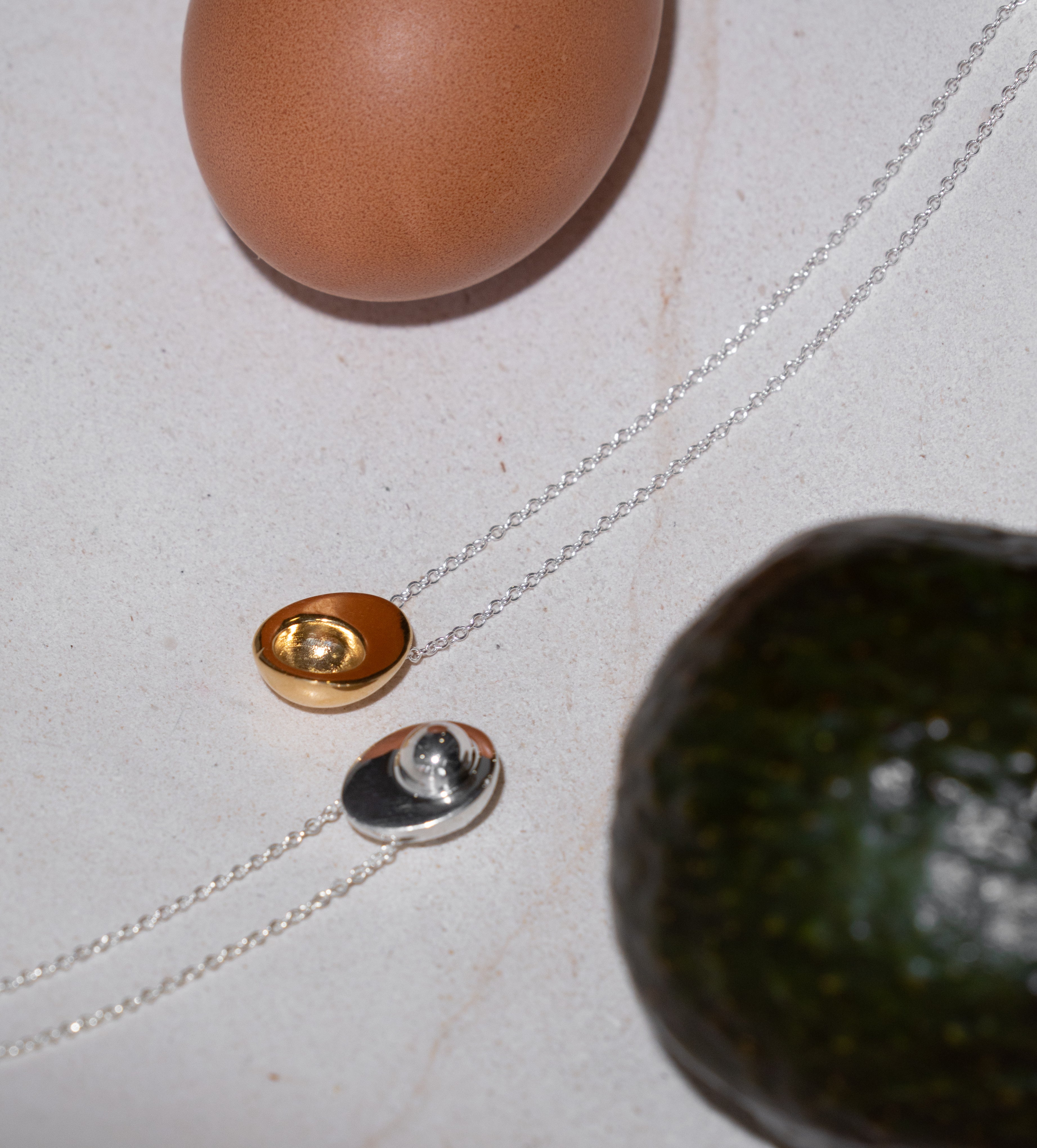 Limited Edition Eggcado Necklace Set