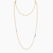 Golden Ratio Iolite Necklace