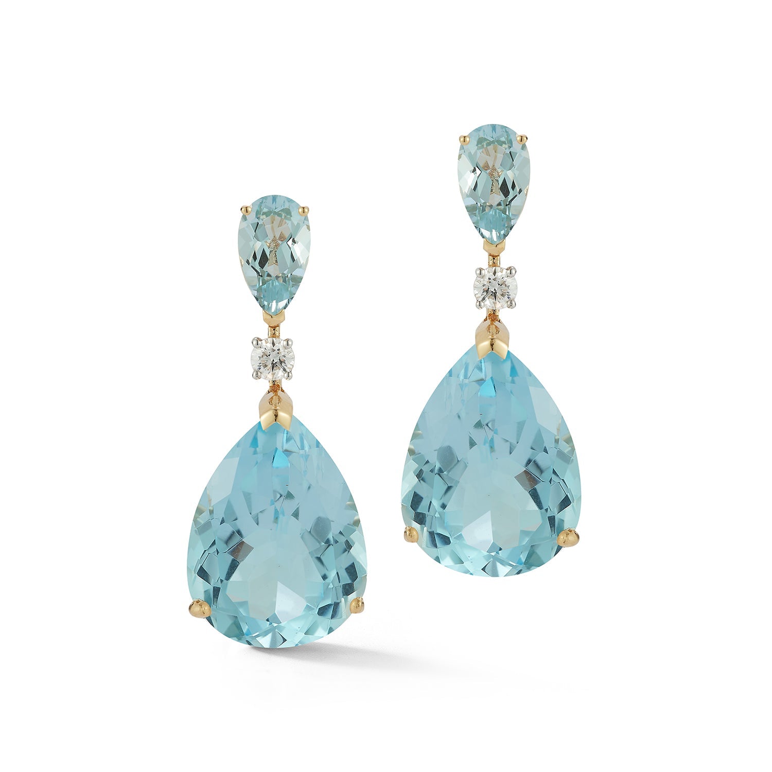 14kt Blue Topaz Sophia Earrings