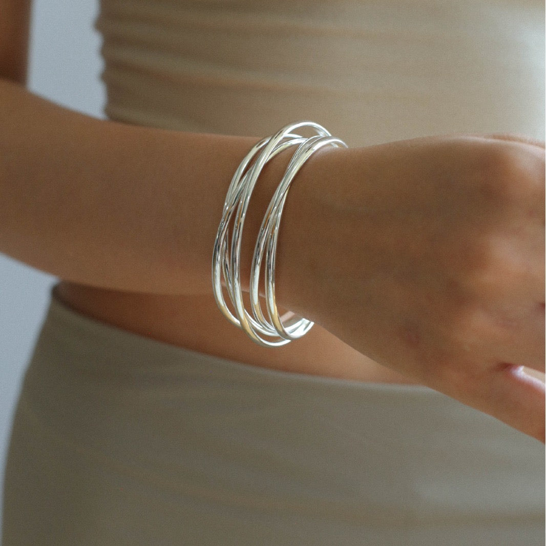 Geometric Multi-Layer Bracelet