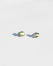 Green Tourmaline Studs