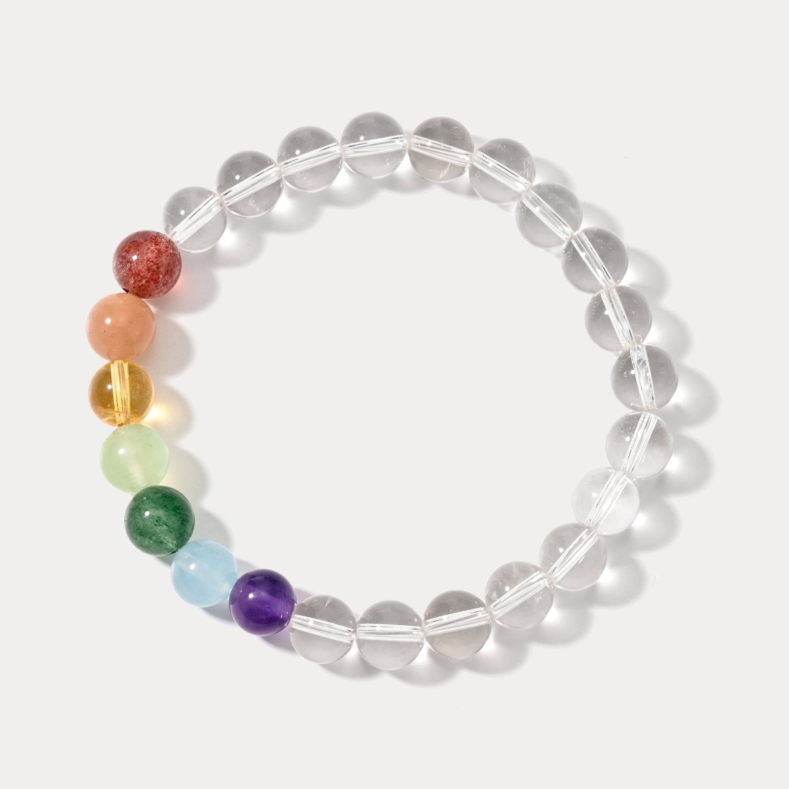 Rainbow Clear Quartz Bracelet