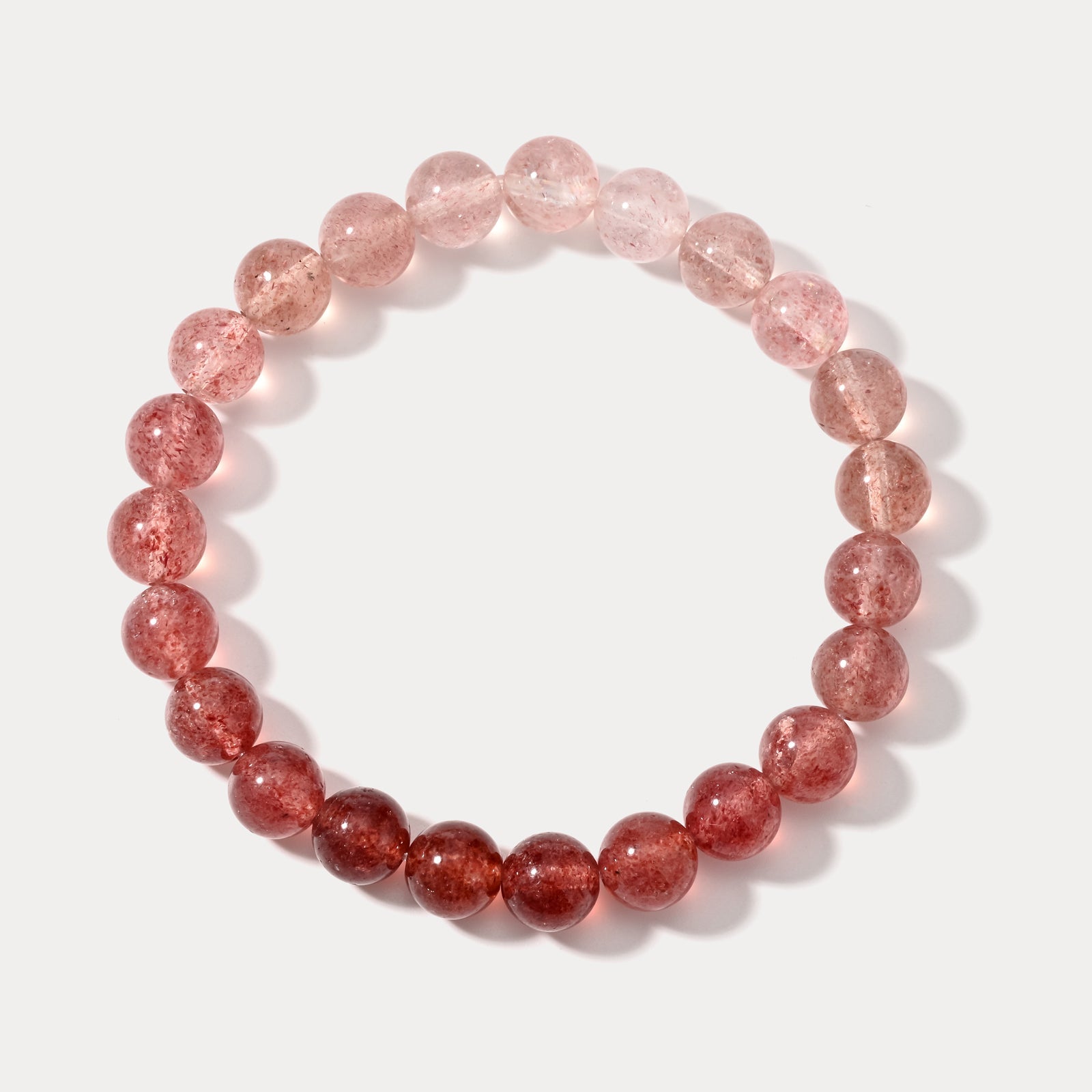 Natural Strawberry Quartz Bracelet