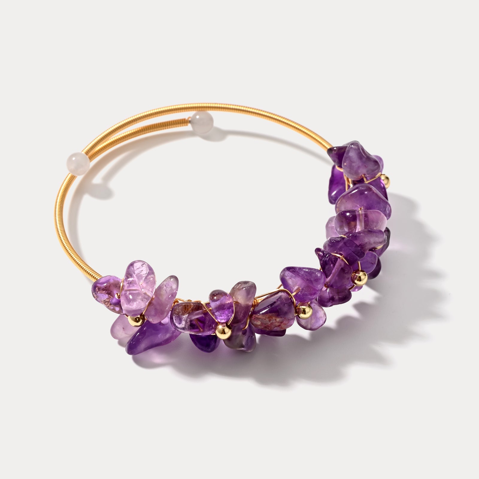 Amethyst Cuff Bracelet