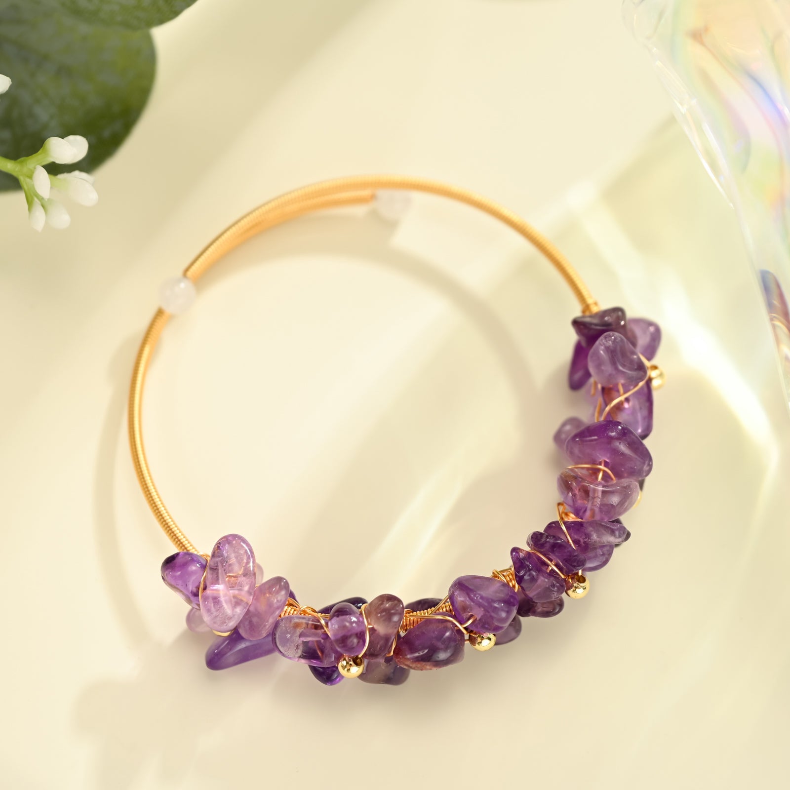 Amethyst Cuff Bracelet