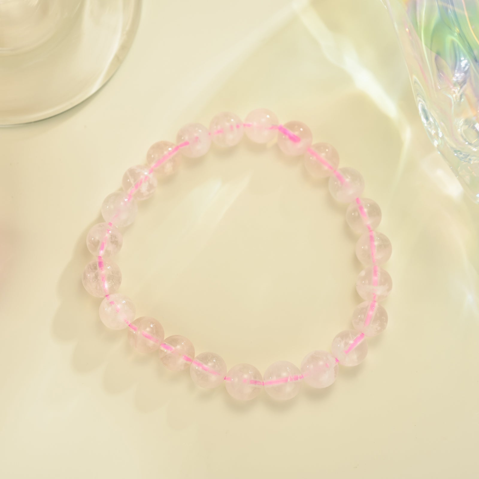 Natural Rose Quartz Bracelet