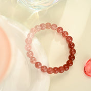 Natural Strawberry Quartz Bracelet