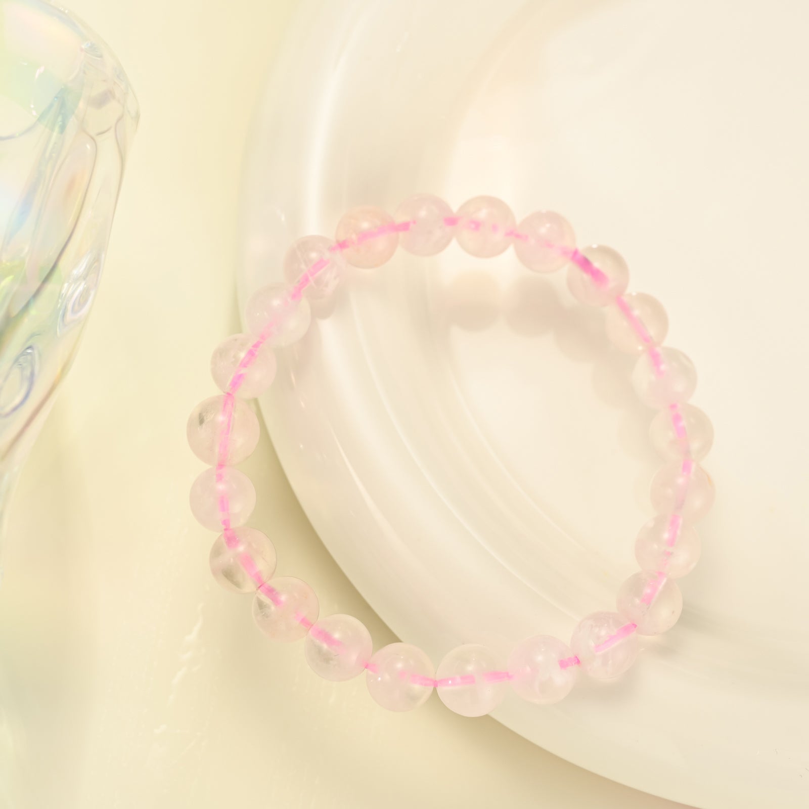 Natural Rose Quartz Bracelet