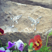 Melting Aurora Butterfly Earrings