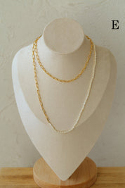 Freshwater Pearl Spliced Chain Necklace