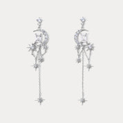 Moon and Star Earrings