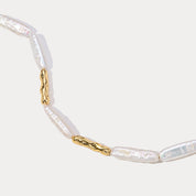 Golden Baroque Pearl Bracelet