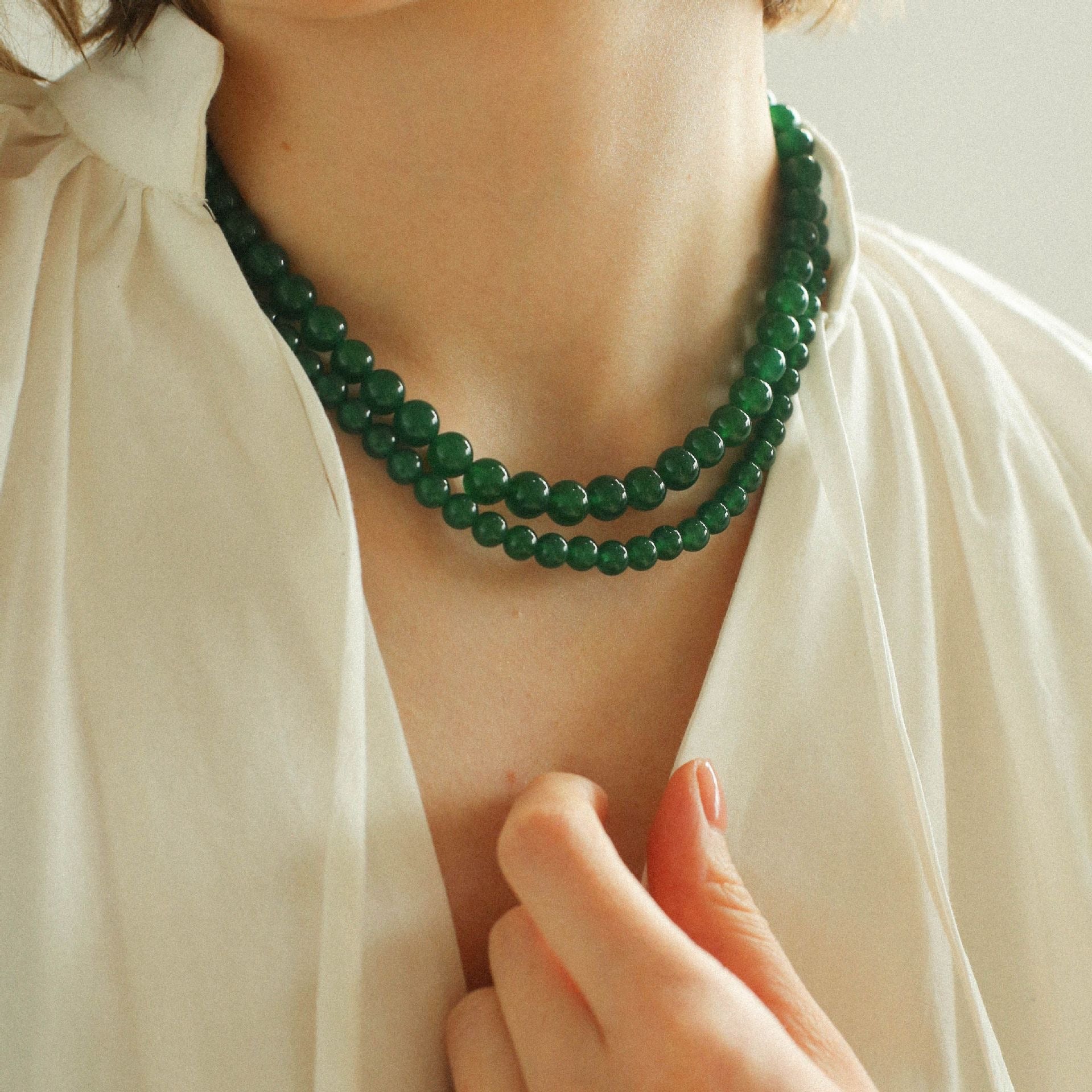 Green Stone Necklace