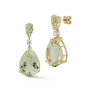 14kt Green Amethyst Sophia Earrings