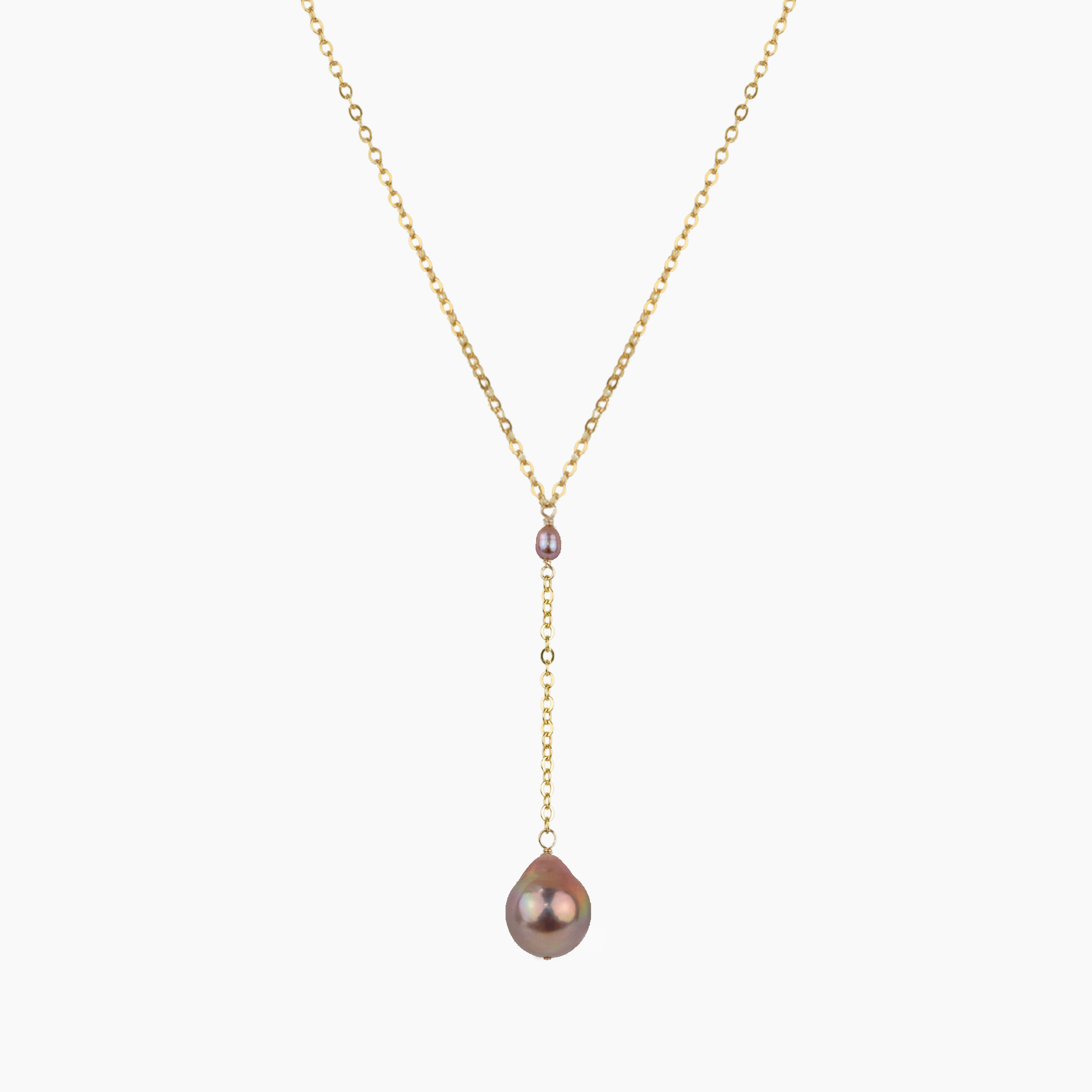 Galaxy Y Pink Pearl Necklace