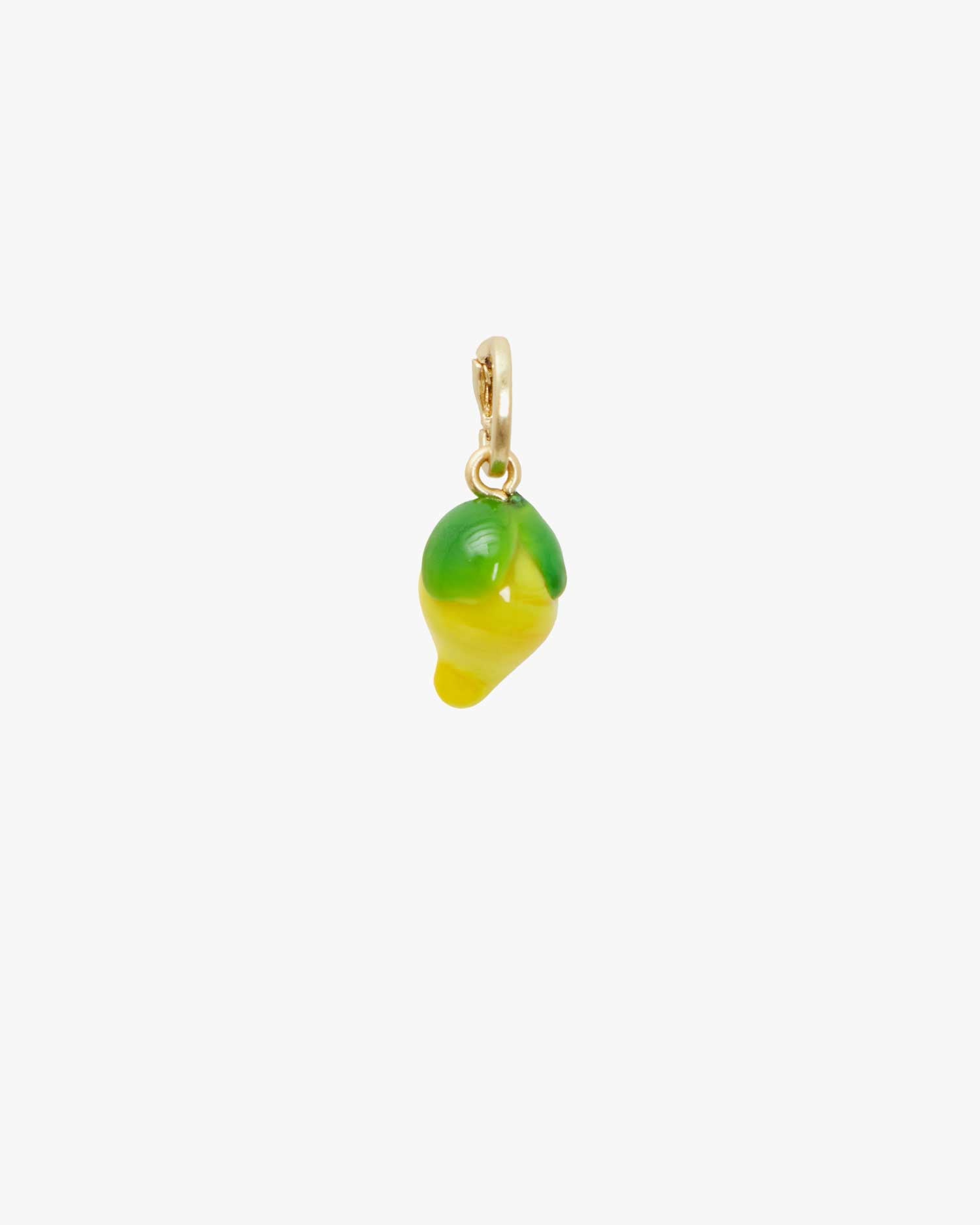 Glass Lemon Charm