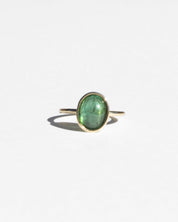 14K Myrtle Tourmaline Floating Ring