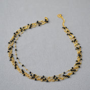 Multi-Layered Mini Spinel Necklace