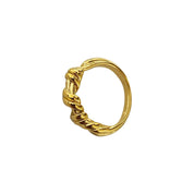 Gold Twisted Rope Ring