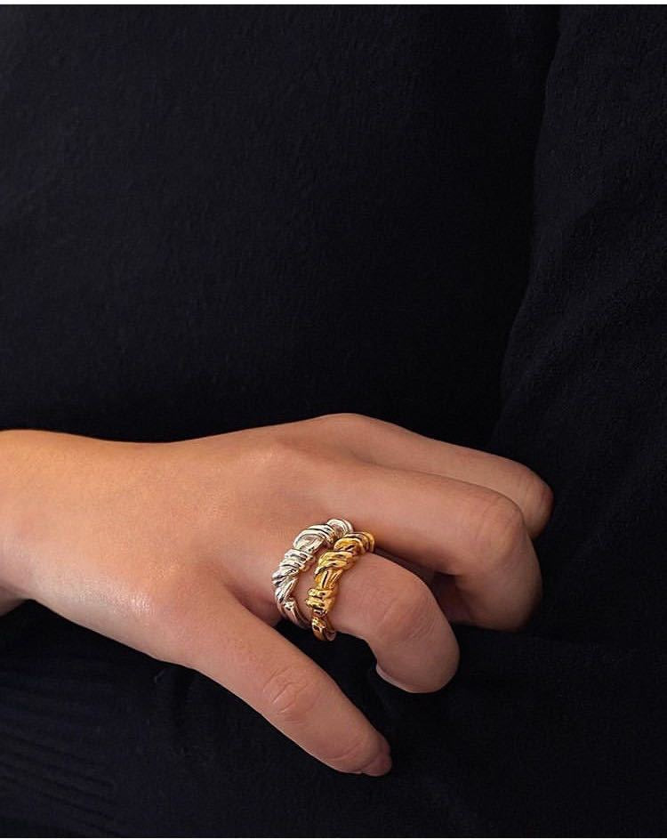 Gold Twisted Rope Ring