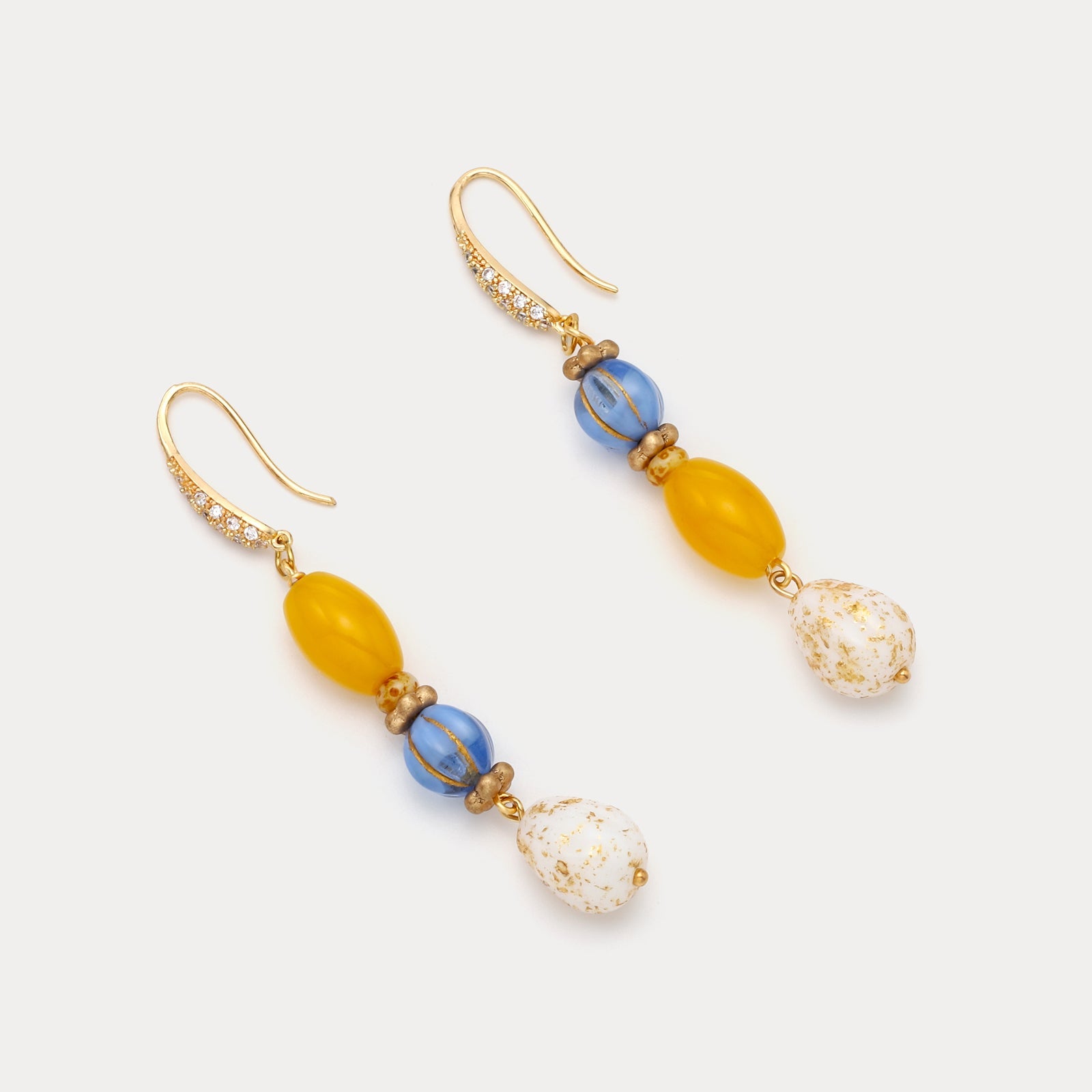 Crystal Beaded Earrings