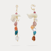 Shell Drop Beaded Earrings