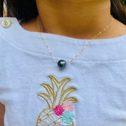 Baby Tahitian Pearl Bar Necklace