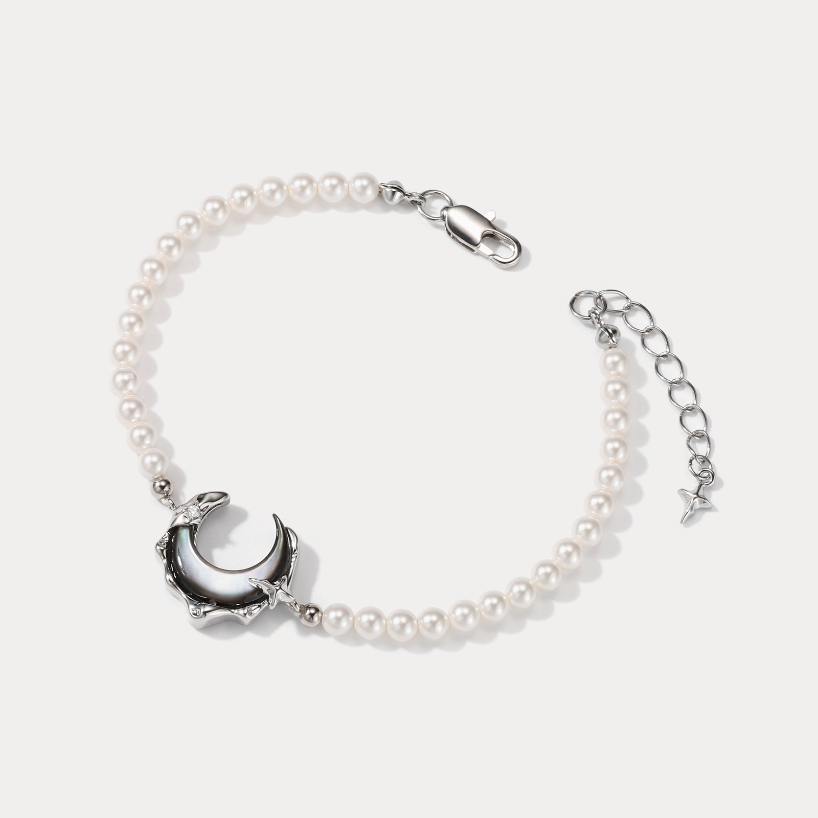 Lunar Tide Pearl Bracelet