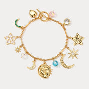 Moon Star Charm Bracelet