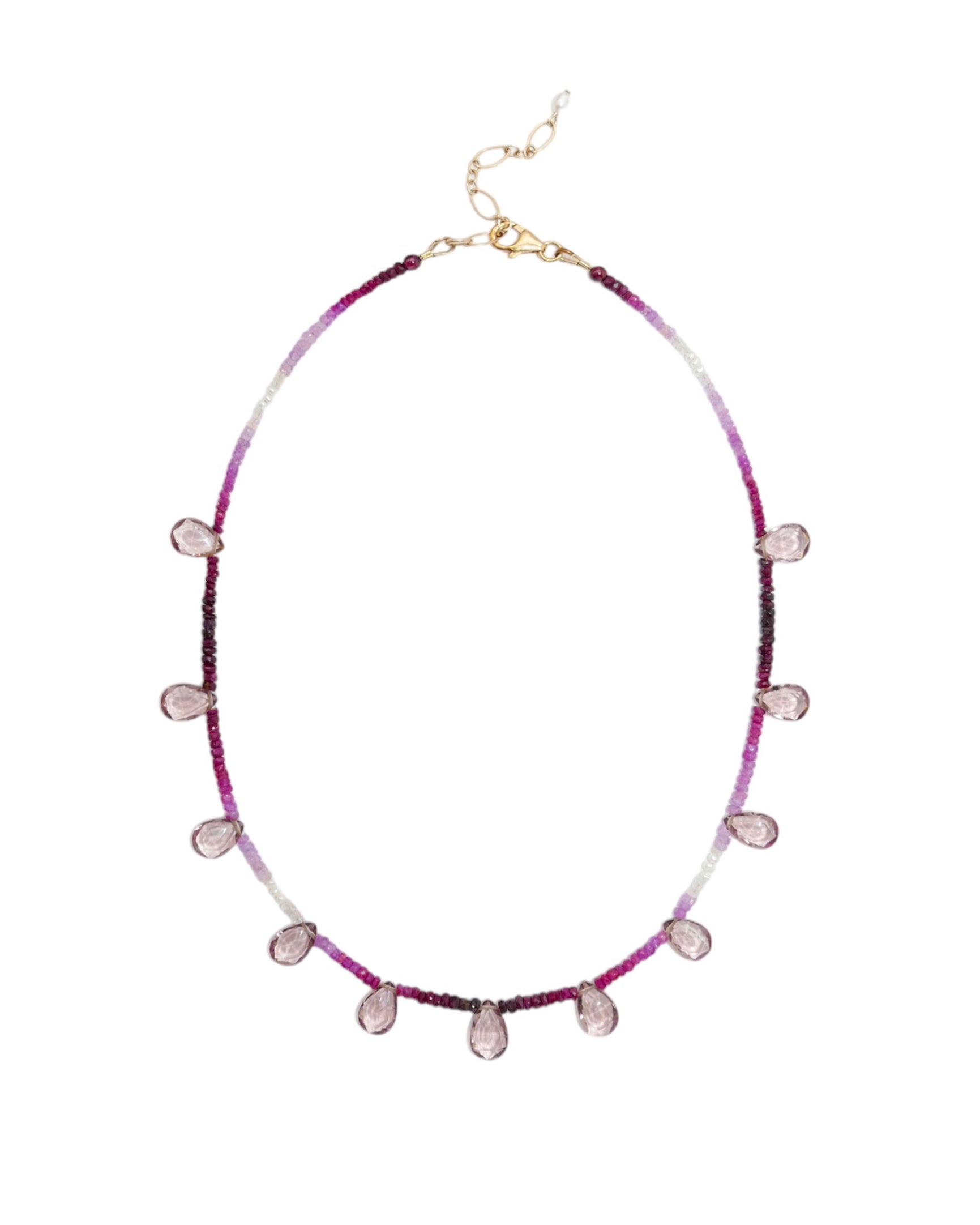 DANCE IN THE RAIN Ruby Necklace