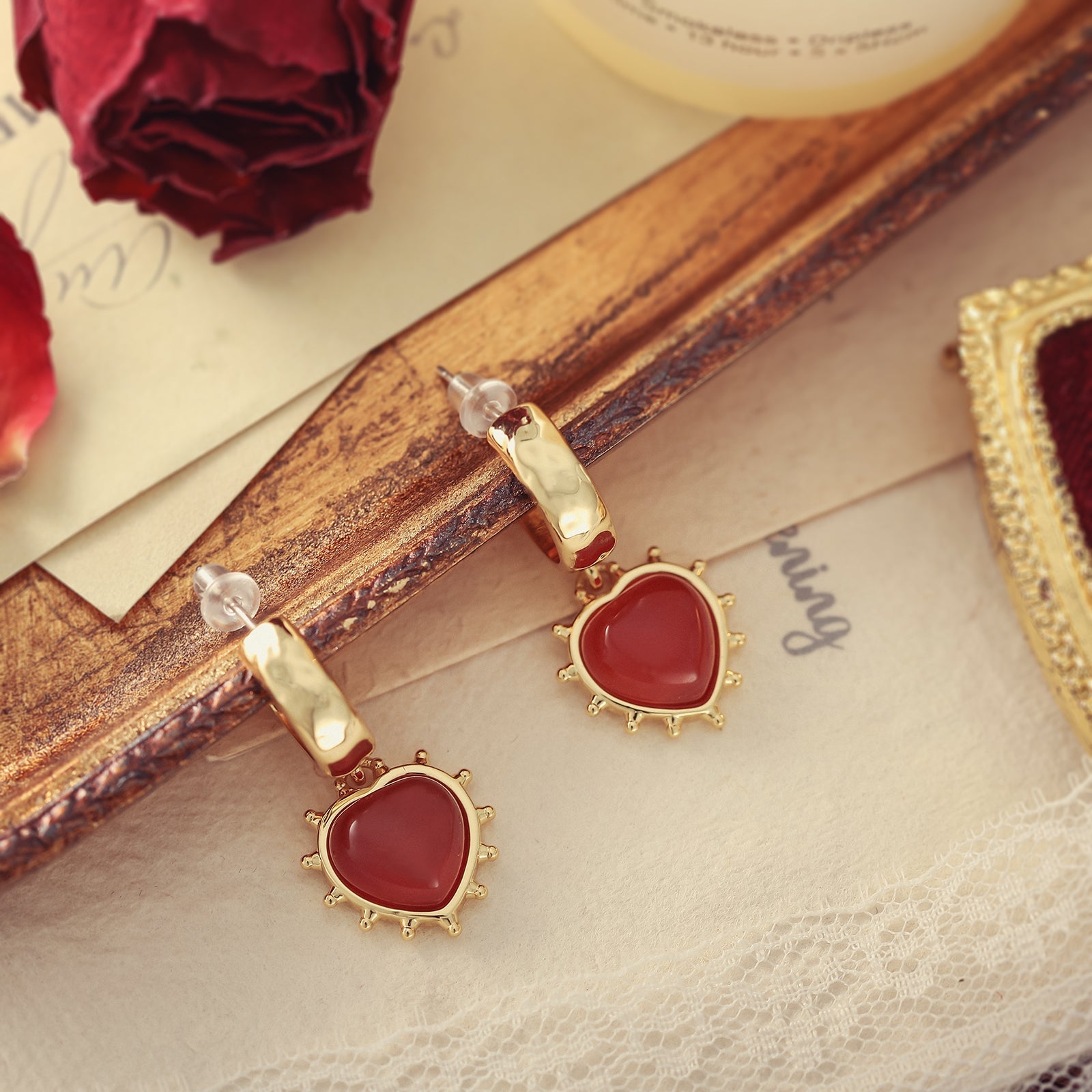 Romantic Heart Earrings