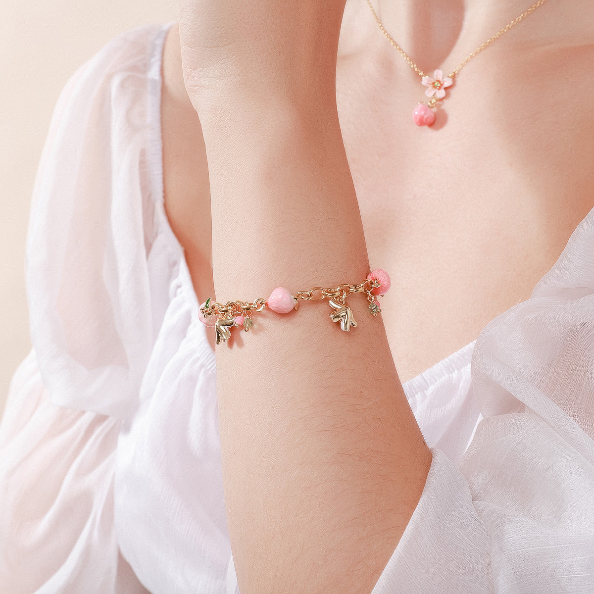 Peach Blossom Bracelet