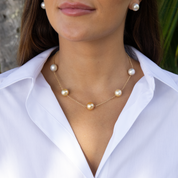 Melinda Ombré Golden South Sea Pearl Necklace