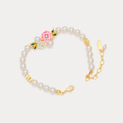 Wild Rose Pearl Bracelet