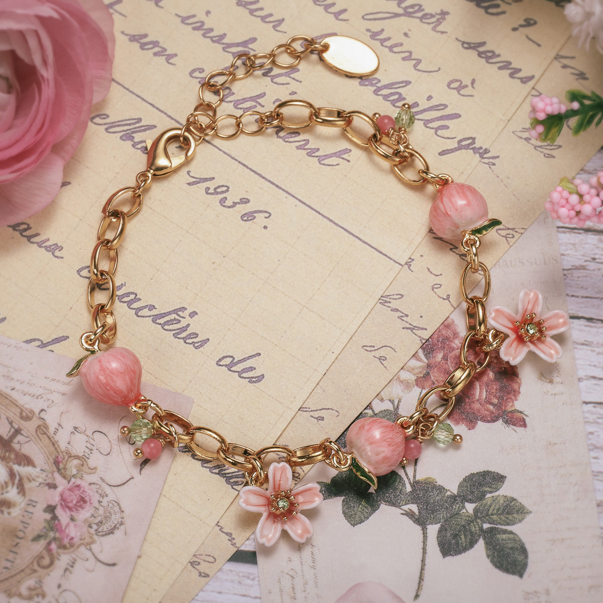 Peach Blossom Bracelet