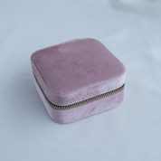 Pink Jewelry Travel Case