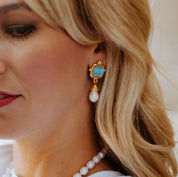 Charlotte Pearl Drop Earrings